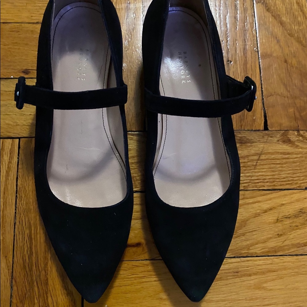 Barneys New York suede shoes